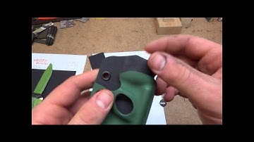 Custom neck knife sheath Kydex