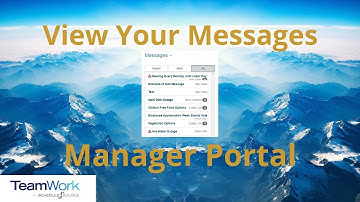 TeamWork 5 Manager Tutorial: How to View Your Messages