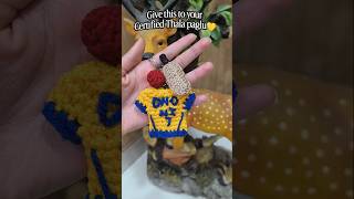 Give this to your certified thala paglu #dhoni#dhonikeychain #crochetbatball#crochet#crochetkeychain