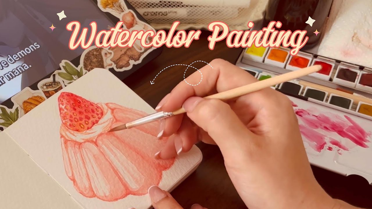 How to paint dessert Full Process ASMR