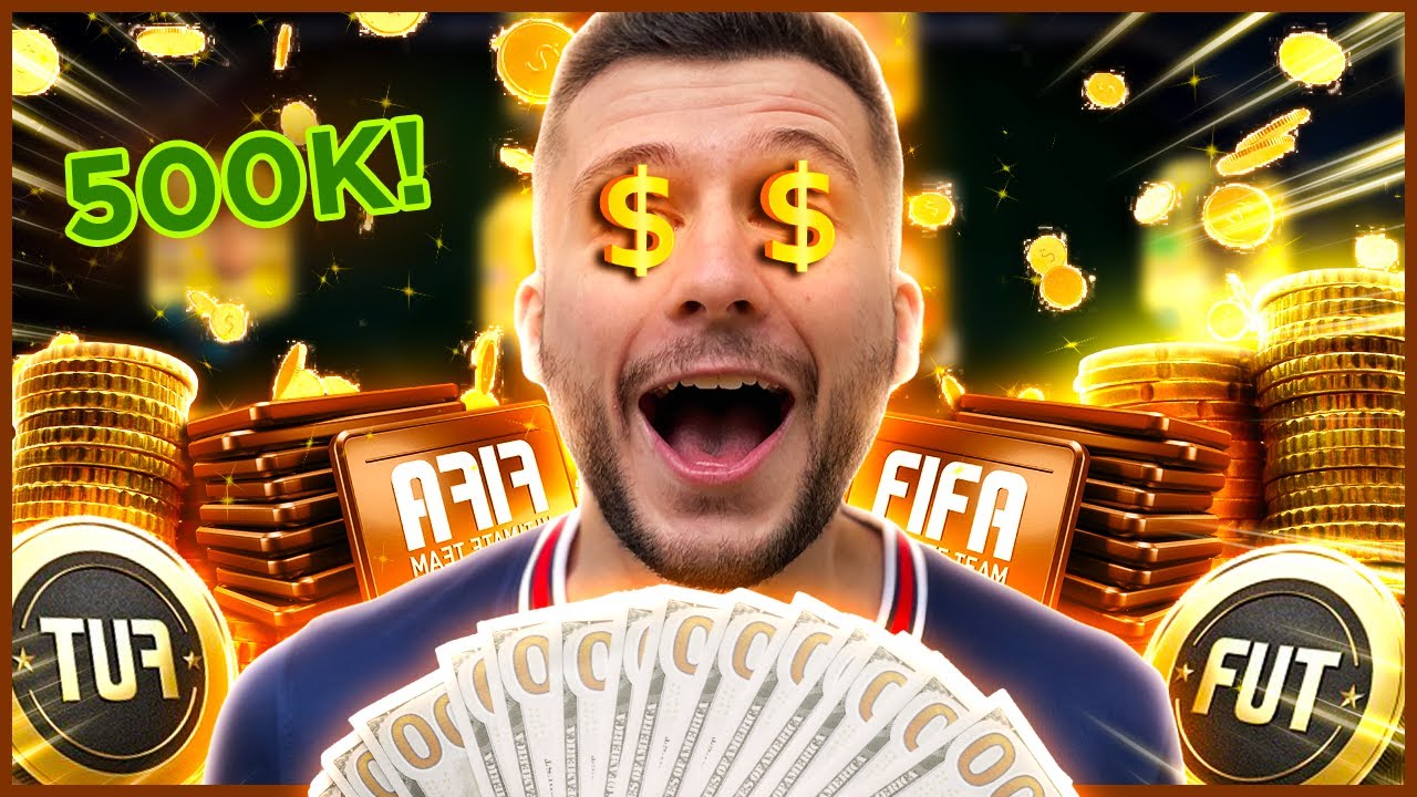 MONTEI UM TIME INSANO DE 500K NO FIFA 23!! TÁ RENDENDO MUITO!! ULTIMATE TEAM
