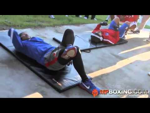 Road To Mosley! Bobby Pacquiao Works out with Brot...