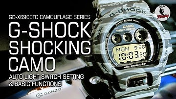 G-SHOCK Button Settings Activation, & Functions | Casio G-Shock GD-X6900TC