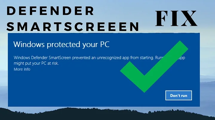 How to Disable SmartScreen Windows 10 - SmartScreen prevented an unrecognized app from starting|2019