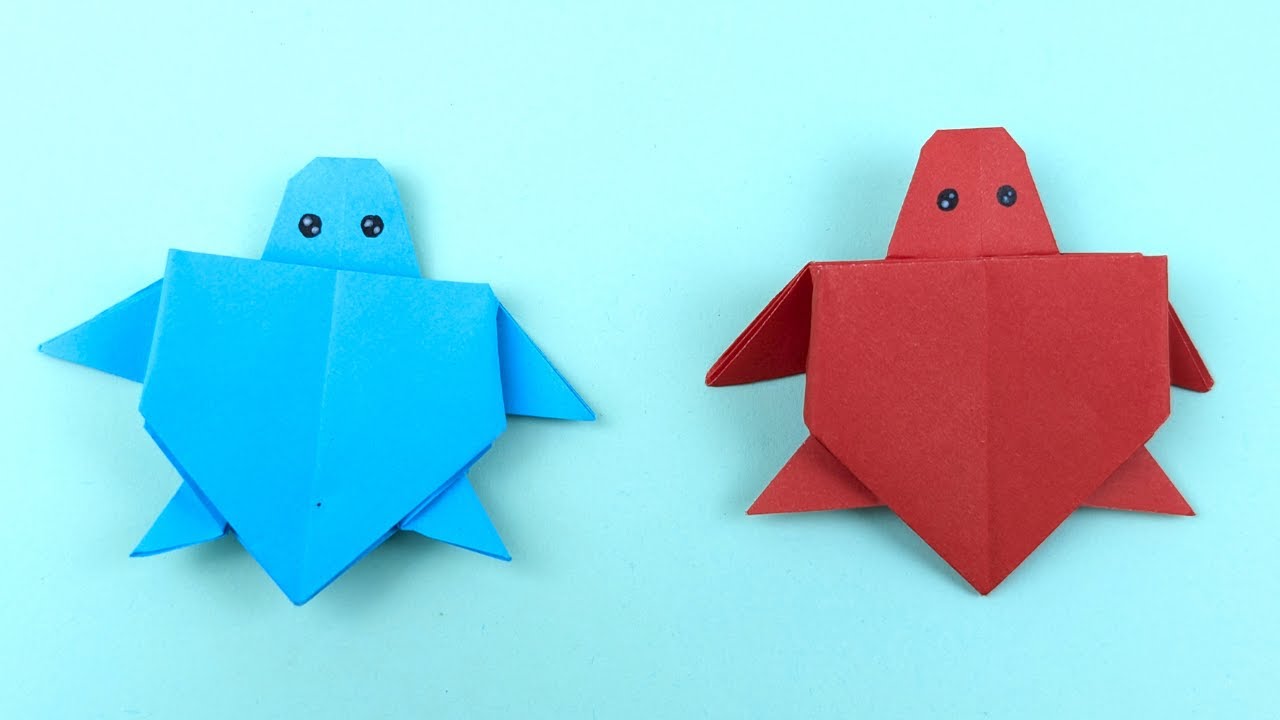 Comment Faire une Tortue en Origami | Guide Pas à Pas - YouTube