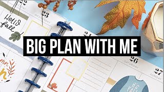 Plan With Me // Big Happy Planner // First Week of Fall // Patron Spread