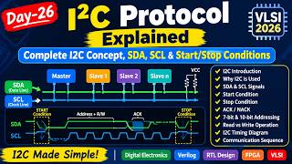 Details Day-26: I2C Protocol Explained | Complete I2C Concept, SDA, SCL & Start/Stop Conditions | VLSI 2026 News