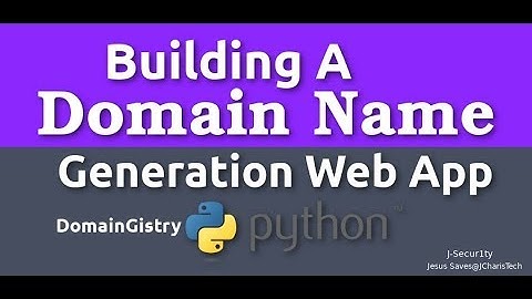 Building A Domain Name Generation WebApp with Python and Flask