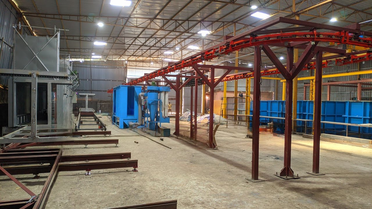 Conveyorised Powder Coating Plant | Samerika Industries