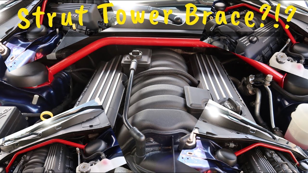 Is a Strut Tower Brace Worth It? 392 Scat Pack Install! - YouTube