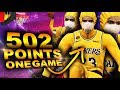 Mask LeBron James Scores 502 Points In ONE GAME Of NBA 2K20.. "YOU Cant Beat This Record!"