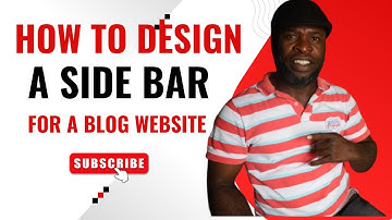 How to Create a Blog Sidebar (beginners  Tutorial)