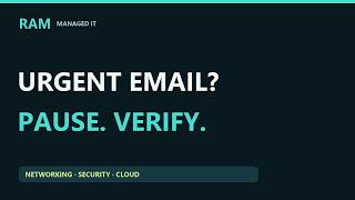 Suspicious Email Check the Request Before the Link