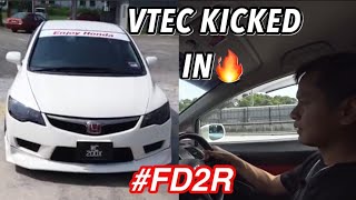 LAUNCH CONTROL HONDA CIVIC FD2R STAGE 2, PART 3 SILA PAKAI HEADPHONES | EvoMalaysia.com