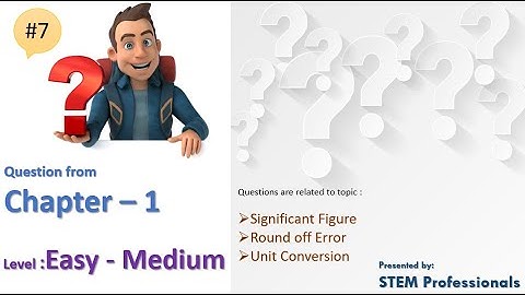 AP Physics 1 | Video Solution of Ch -1 | James S. Walker-Physics | PROBLEMS AND CONCEPTUAL EXERCISE