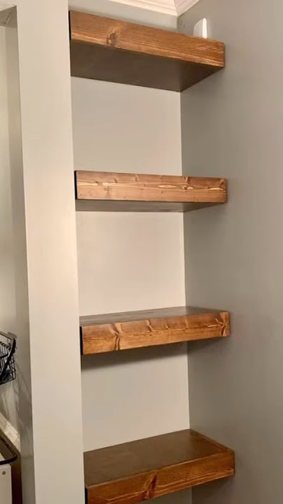 Every home should have Floating shelves #floatingshelves #homedecor #design #wood #home #diy