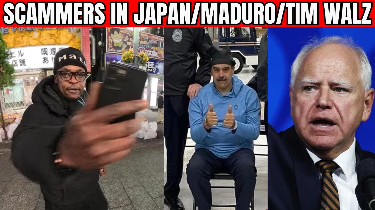 JD Vance's House Attacked, Maduro Protests, Scammers in Japan, Tim Walz + MORE