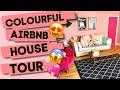 My colourful Margate Airbnb Tour! My Pastel Rainbow House!