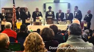 Mason  Cornerstone Dedication Ceremony