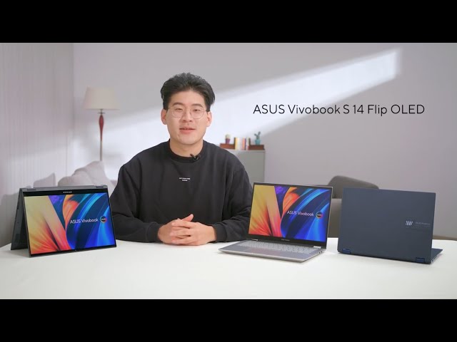 鄭景銘 - ASUS Vivobook S14 Flip OLED 產品細節介紹