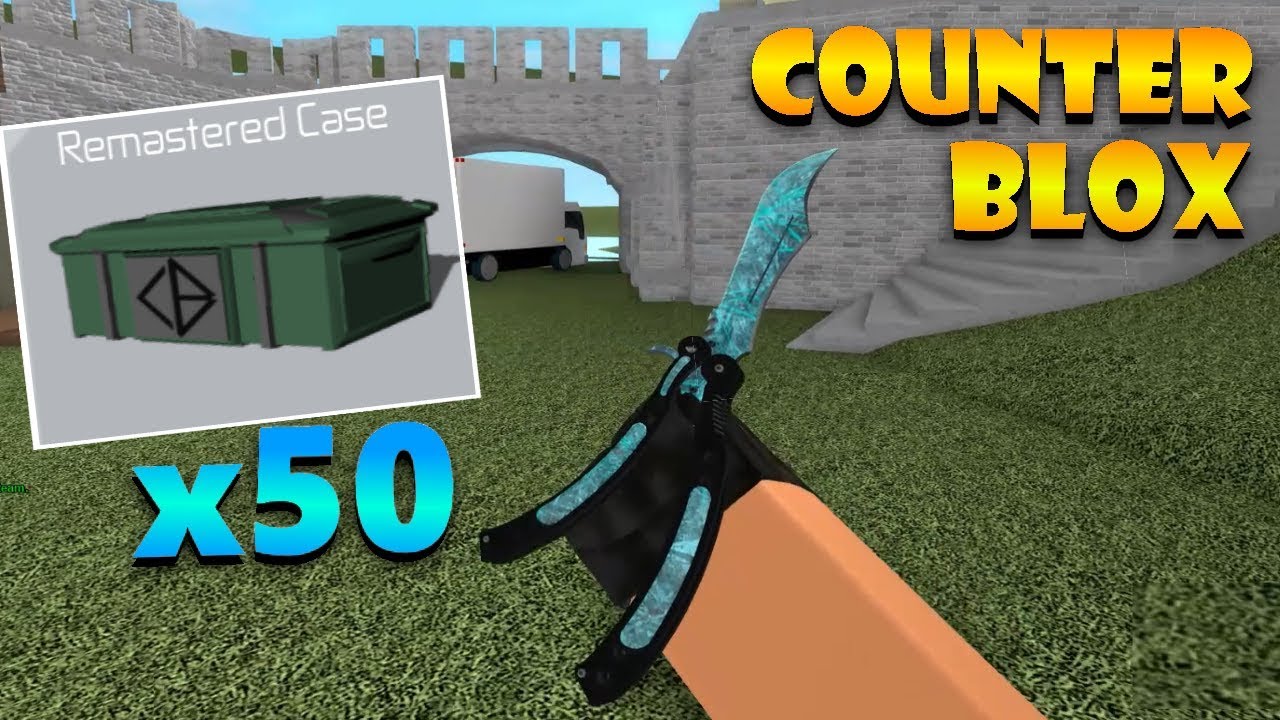 50x Glove Case Opening On Counter Blox Roblox Counter Blox