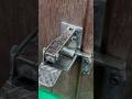 Simple idea with automatic gate latch lock # mechanism lock # DIY # Craft # New design