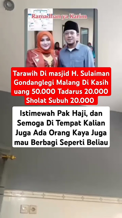 Terawih di Masjid H sulaiman Gondanglegi Malang#shorts #viralvideo #fyp