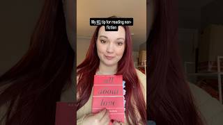 My #1 tip for reading non-fiction. You have to start somewhere!! #booktip #booktubetbr #books