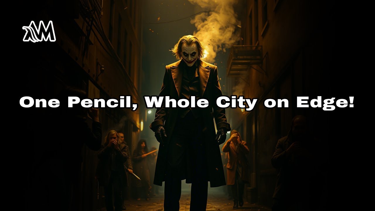 Your Aura Hits Harder Than Bullets ⚡ One Pencil, Whole City on Edge ✍️ Big Don Energy 🔥Joker Speech