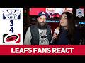 Tank Still On | Leafs Fans React | Leafs 3-4 Hurricanes