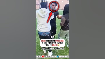 Edogg Back Doors Streamers & R*bs Them😳 #oblock #chiraq