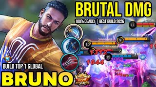 BRUNO BEST BUILD 2026 | BUILD TOP 1 GLOBAL BRUNO GAMEPLAY | MOBILE LEGENDS✓