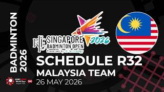 VETERANS VS RISING STARS! MALAYSIAN DERBY HIGHLIGHTS SINGAPORE OPEN DAY 1 SCHEDULE!
