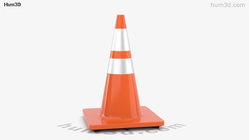 Traffic Cone 3D model by 3DModels.org