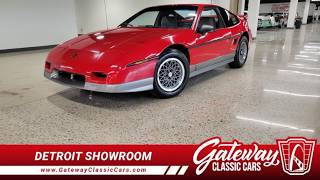 1986 Pontiac Fiero GT Gateway Classic Cars Detroit #2622