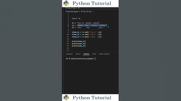 Removing Extra Spaces From Python Strings | Python Tutorial