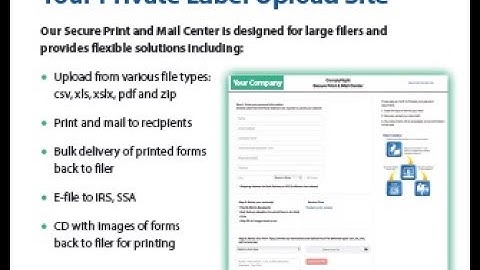 ComplyRight Distribution Services Tax Form Upload Site
