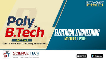 KTU & CUSAT B.TECH LET 2023 ELECTRICAL AND ELECTRONICS ENGINEERING I MCQ I MODULE 1 I PART 1 I