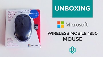 Microsoft Mouse Unboxing - Wireless Mobile 1850