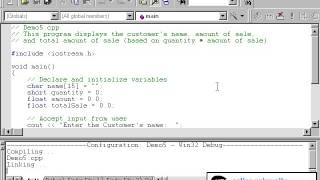 0304 Putting it all Together: Demo of complete program in C/C++