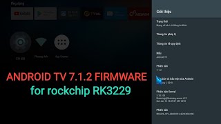 Best Android TV 7.1.2 firmware for rockchip RK3229