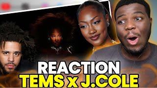 Tems - Free Fall ft. J. Cole | REACTION | First Time Hearing It!