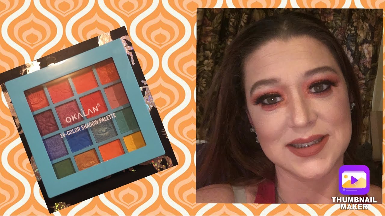 OKALAN 16-COLOR SHADOW PALETTE REVIEW
