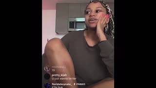 CURLYYRED IG LIVE BLASTING DYMONDSFLAWLESS FOR GETTING KICKED OUT THE CLUB