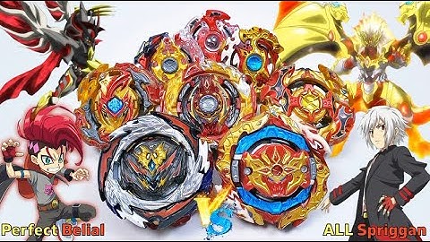 【퍼펙트 벨리알 VS ALL 스프리건】 베틀 베이블레이드 버스트 다이너 마이트 DB  Beyblade Burst DB