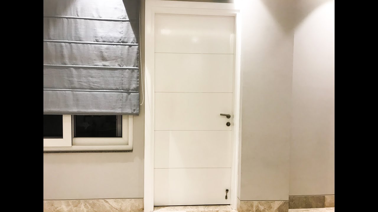 Flush door Rates Materials HDHMR Duco painted Doors White Doors YouTube