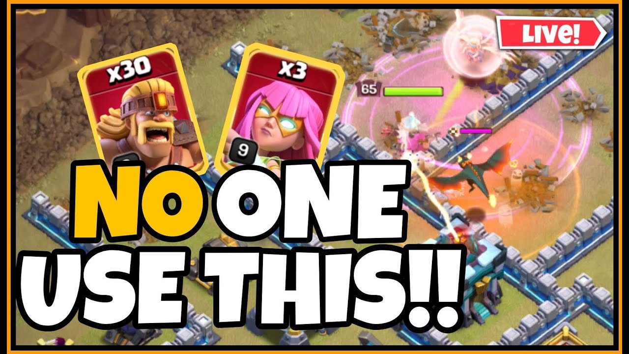 No One use this attack | Best TH13 attack strategy using Super Barch (Clash of Clans)