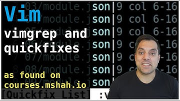 Refactor code in vim quickly with vimgrep and quickfixes
