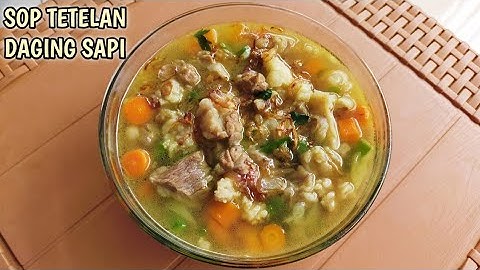 CARA MEMBUAT SOP TETELAN DAGING SAPI LEZAT