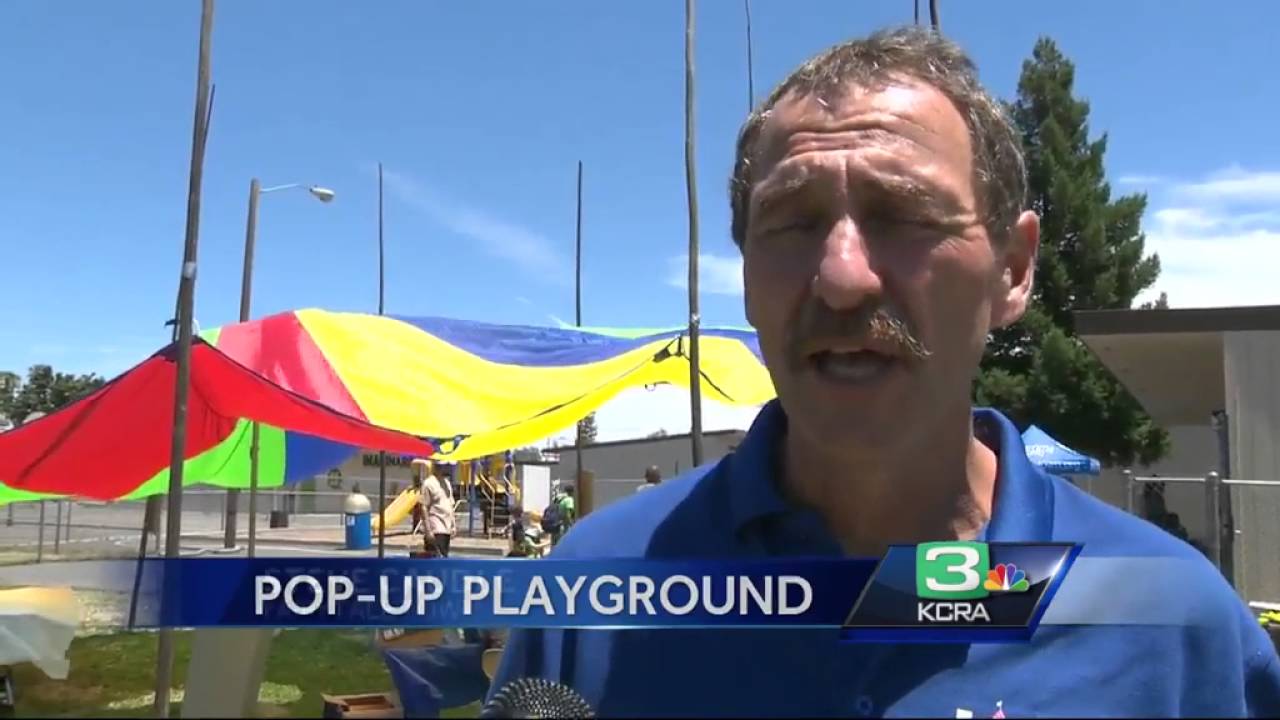 Pop-up playground encourages fun, imagination for Sac kids